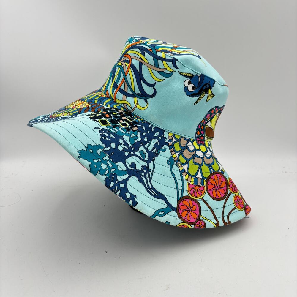 Trina Turk Finding Dory Nemo Sun Hat Wide Brim Beach Vacation Disney - Picture 4 of 9